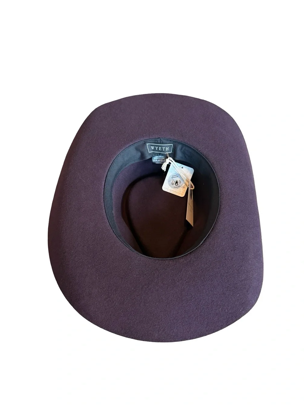 Wyeth Free People Purple Western Hat Cowgirl Bohemian Rustic One Size NWT
